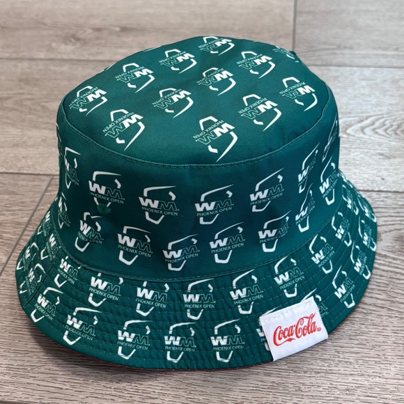 WM Waste‎ Management Phoenix Open Bucket Hat Reversible Coca-Cola Golf Sun Hat